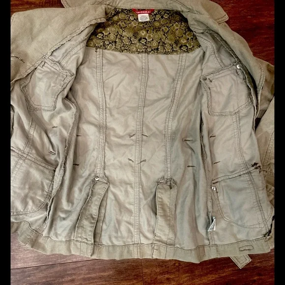 Y2K Vintage Union Bay Corduroy Khaki Small Blazer Jacket - Picture 8 of 8